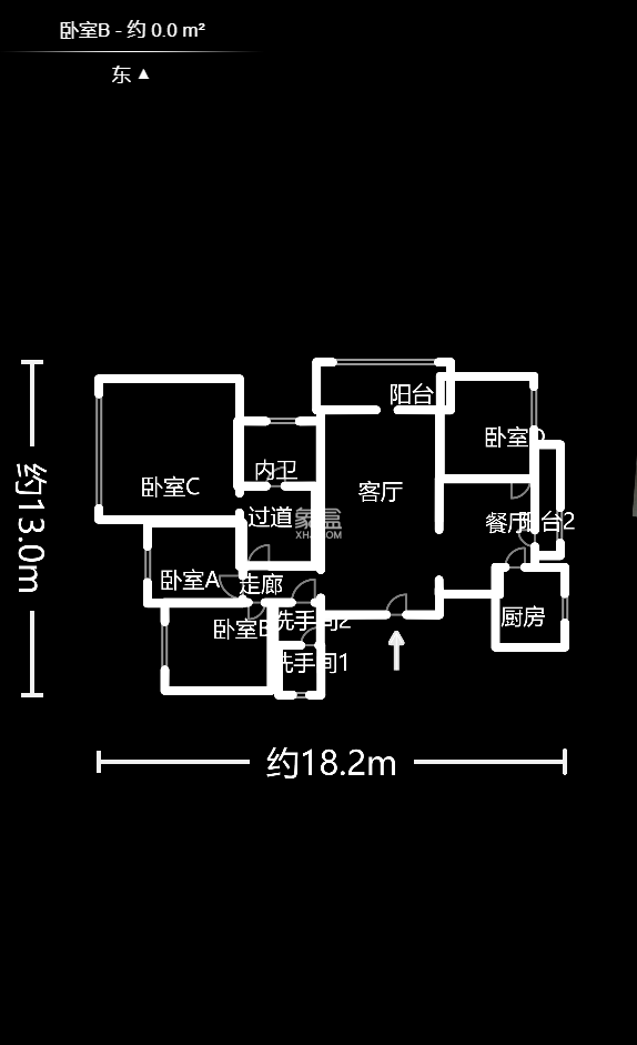 世嘉国际华城  4室2厅2卫   257.80万户型图