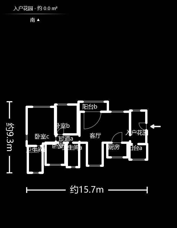 幸福庄园  3室2厅2卫    118.0万户型图