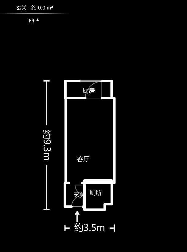 兰卡威国际  1室1厅1卫   32.50万户型图