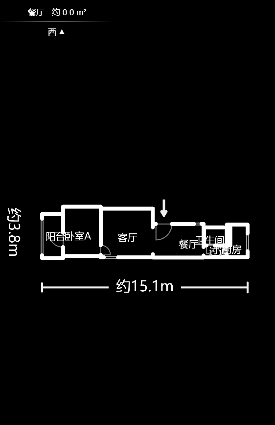 长重机械厂宿舍  2室2厅1卫   31.20万户型图