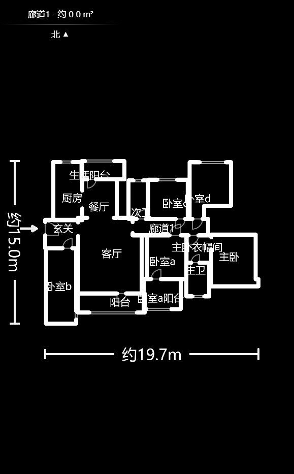 和泓梅溪四季  5室2厅3卫   360.00万户型图