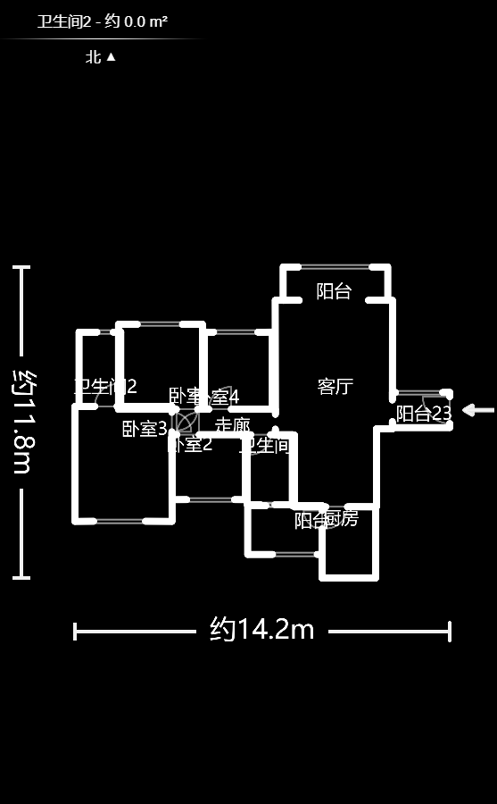 海德公园 4室2厅2卫 85.0万 海德公园 4室2厅2卫 85.0万户型图