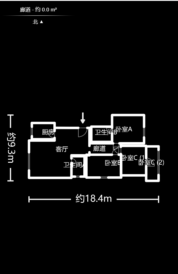 森宇佳园  3室2厅1卫    111.8万户型图