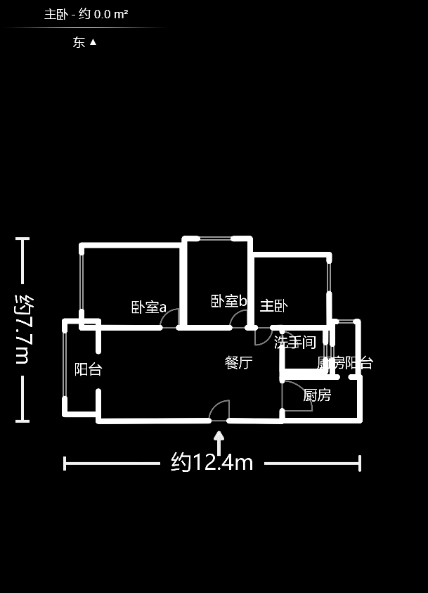 高盛华成 3室2厅1卫 65.0万 高盛华成 3室2厅1卫 65.0万户型图