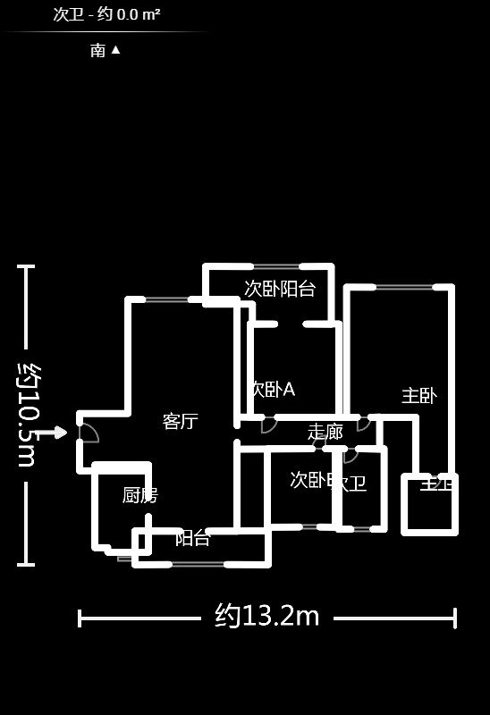 鹏基诺亚山林  3室2厅2卫    105.0万户型图