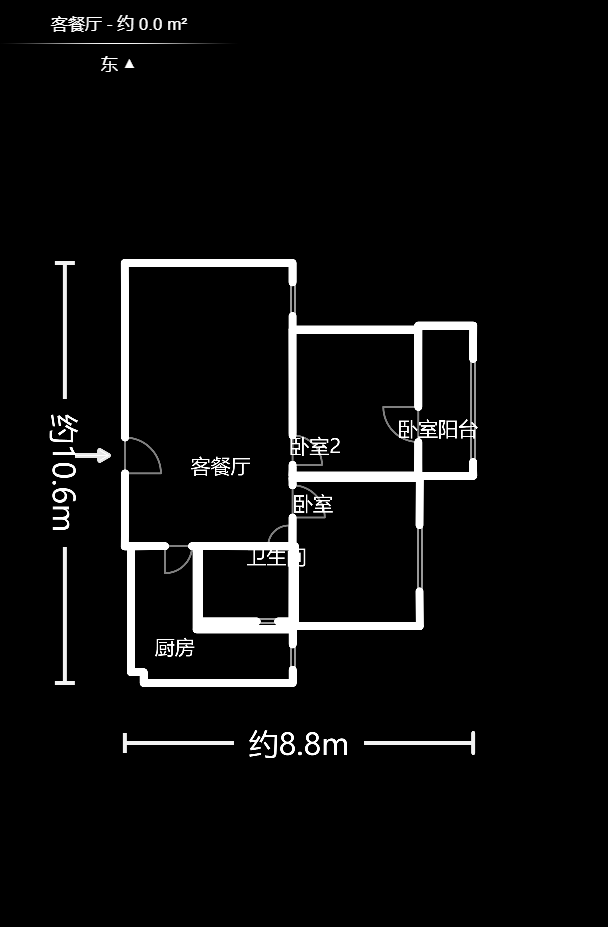 彩都公寓 2室2厅1卫 70.0万 彩都公寓 2室2厅1卫 70.0万户型图