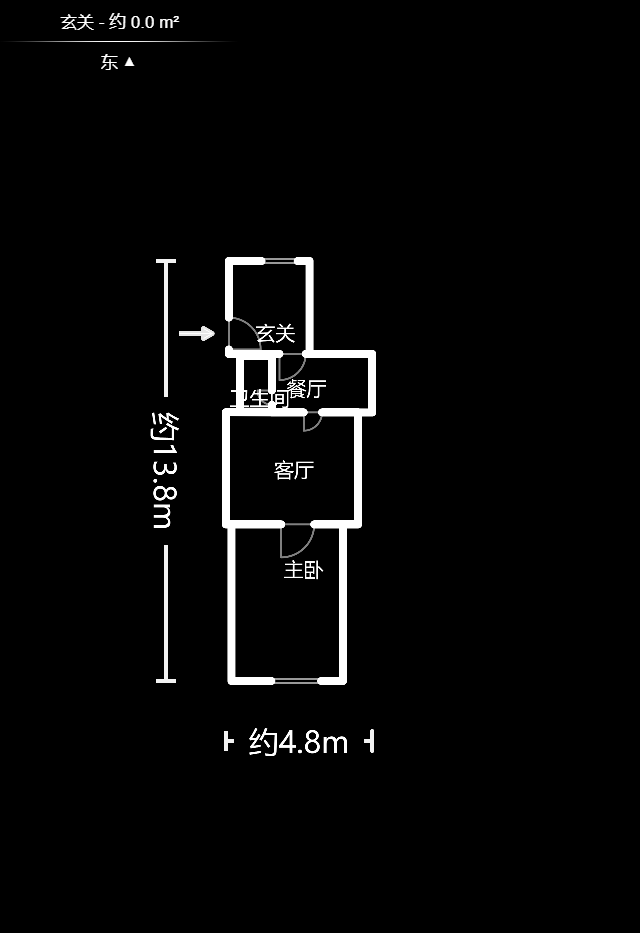 湘仪家园  1室1厅1卫    27.0万户型图