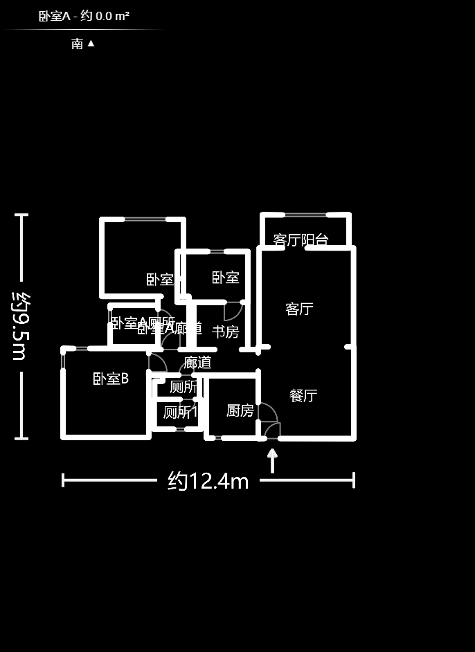 兰亭湾畔  3室2厅2卫   149.50万户型图