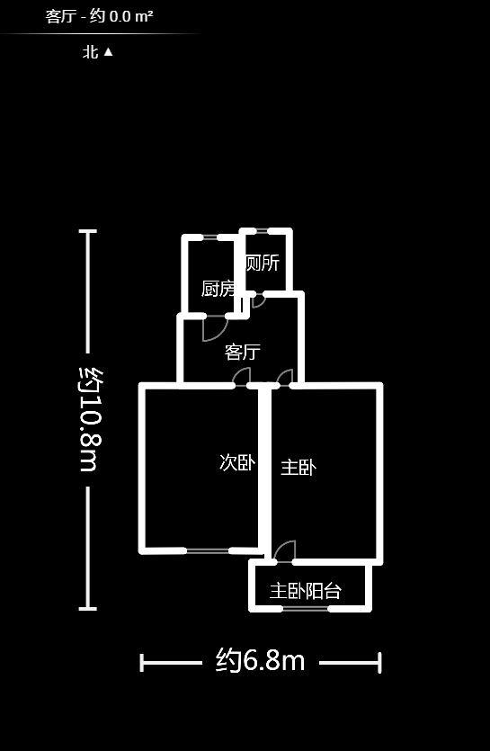 望月湖小区一片（荣龙社区）  2室1厅1卫   47.50万户型图