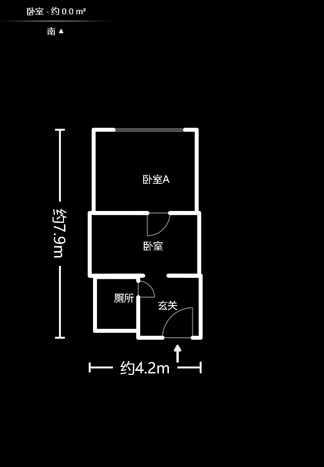 枫华府第  1室1厅1卫   26.80万户型图