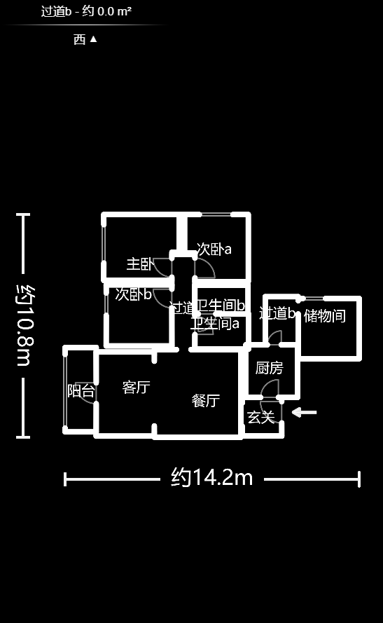 富基世纪公园  3室2厅1卫    80.0万户型图
