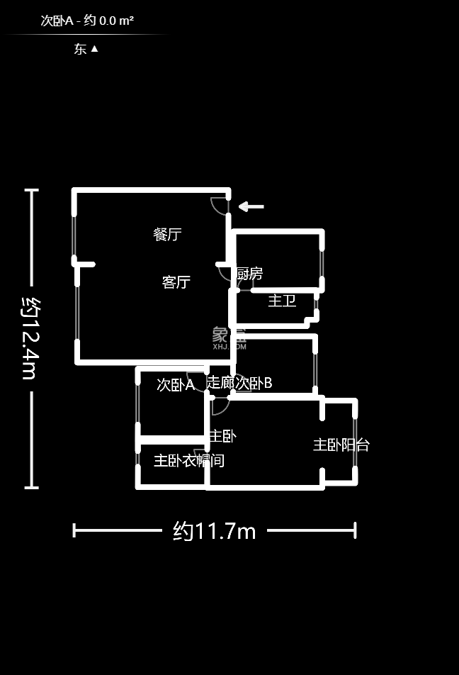 中建芙蓉嘉苑  3室2厅1卫   154.70万户型图
