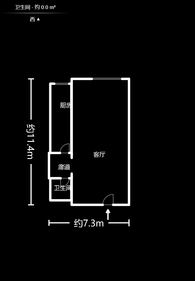 新青年公寓  1室1厅11卫   68.00万户型图