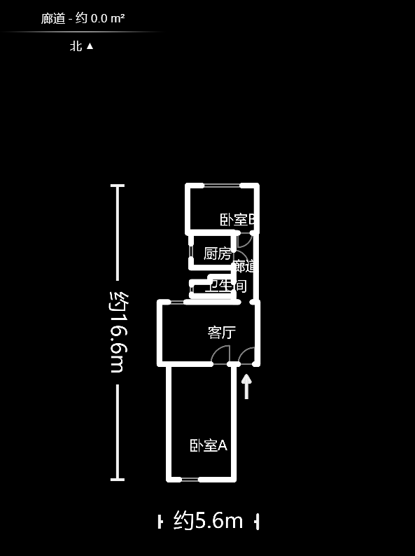 燕子窝菜园（燕子窝巷）  2室1厅1卫    53.0万户型图