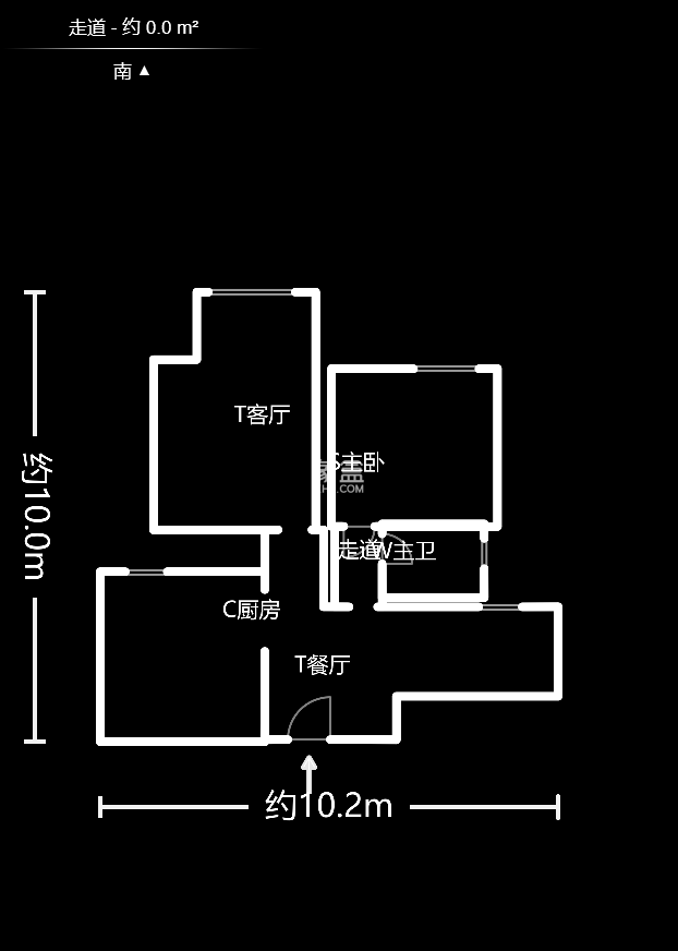 五礦萬境水岸一期（萬境水岸嘉苑）  2室2廳1衛(wèi)   89.80萬