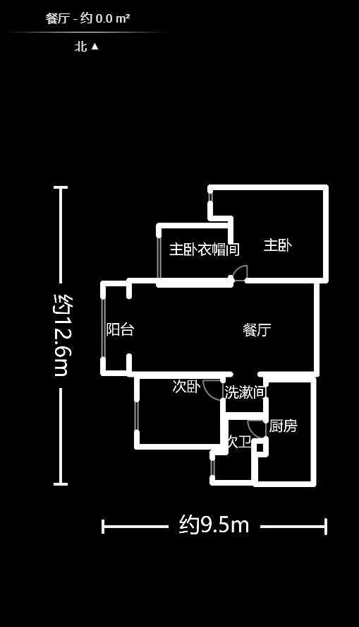 世茂外滩里(世茂铂翠湾三期) 3室2厅1卫 195.0万 世茂外滩里(世茂铂翠湾三期) 3室2厅1卫 195.0万户型图