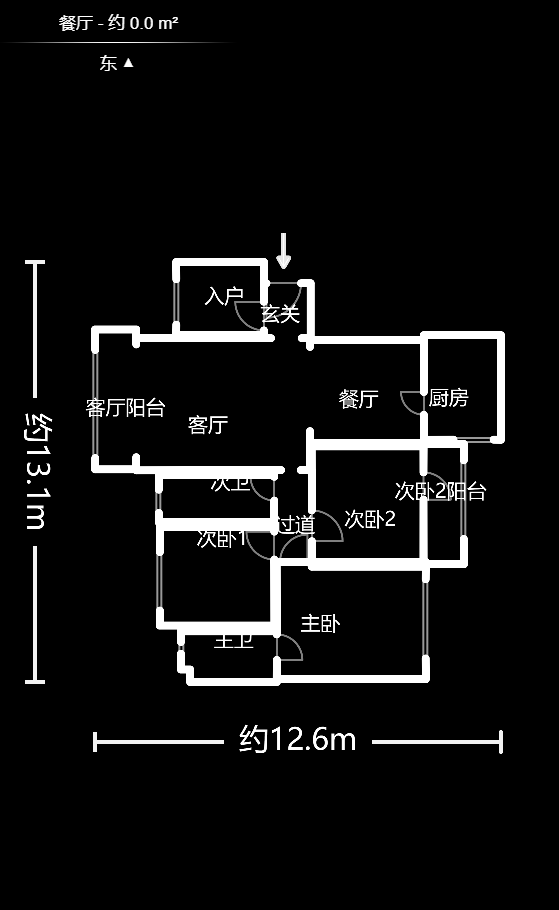 联晟大厦  4室2厅2卫    158.0万户型图