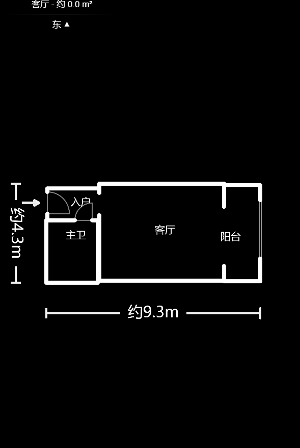 东城一品（国杰大厦）  1室1厅1卫   35.00万户型图