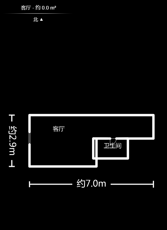 君合新城玺樾  1室1厅1卫    35.0万户型图