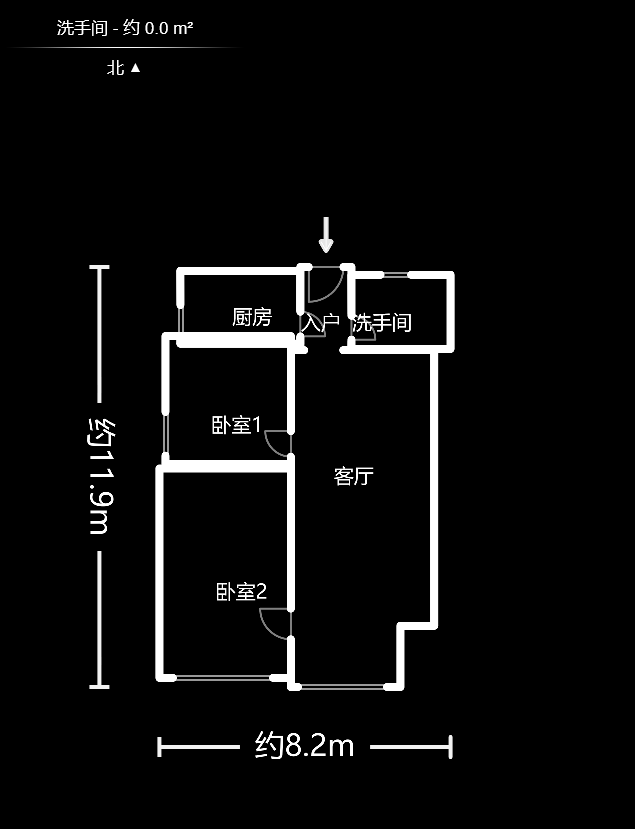 兴威新嘉园  2室1厅1卫   140.00万户型图