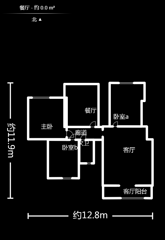 紅星紫檀溪苑  4室2廳2衛(wèi)    140.0萬戶型圖