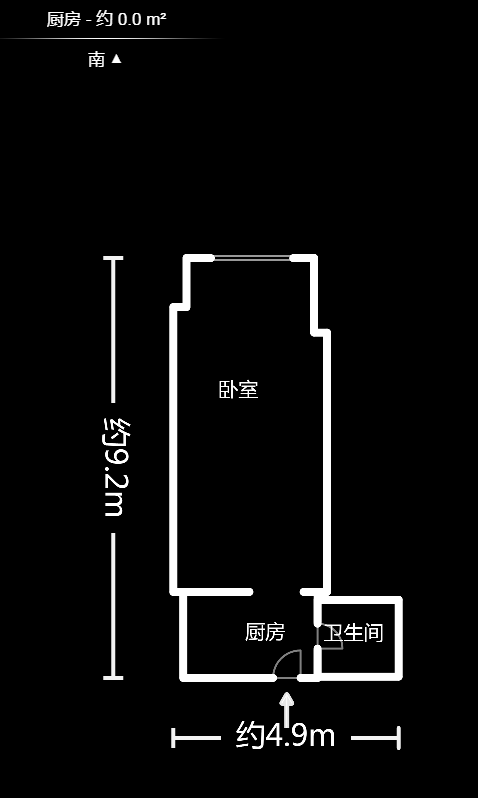 未来蜂巢 1室1厅1厨1卫 13.80万户型图