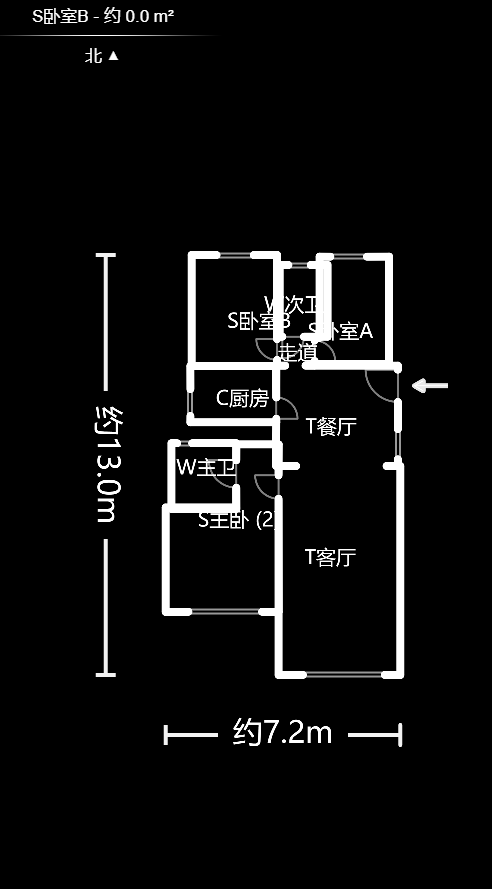 兴旺正佳广场（金石雅苑）  3室2厅2卫   158.00万户型图