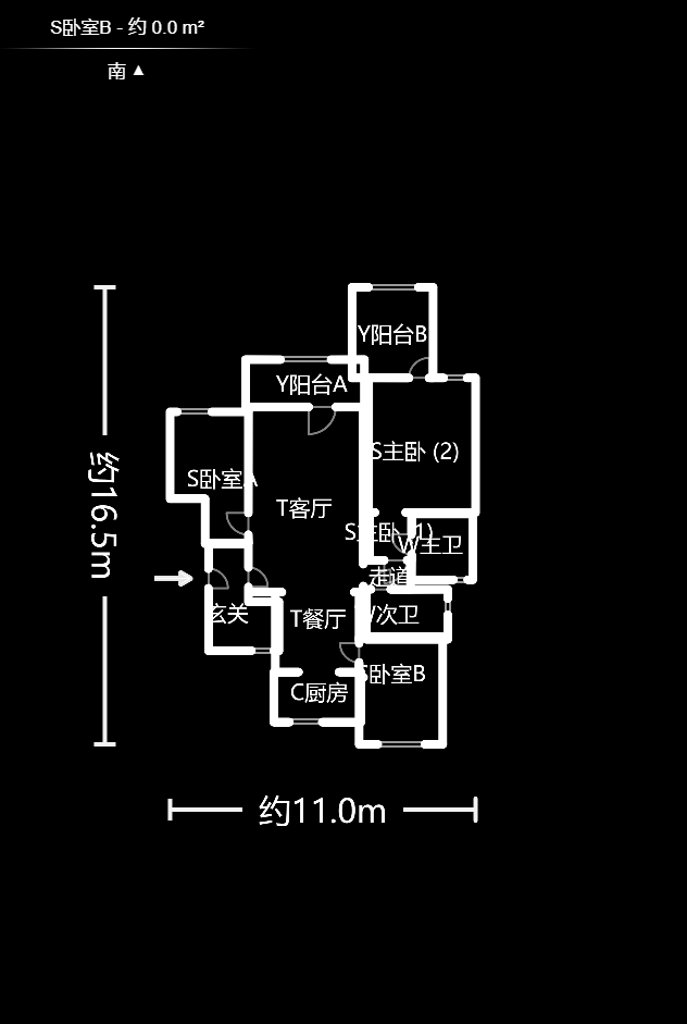 旭辉国际广场（永升商业广场）  4室2厅2卫    305.0万户型图