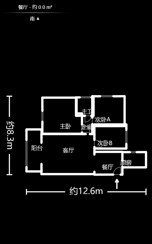 佳美星城  3室2廳1衛(wèi)    79.8萬戶型圖