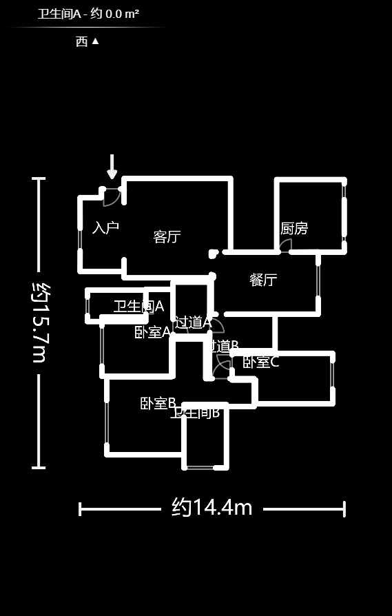 奥林匹克花园  4室2厅4卫   269.00万户型图