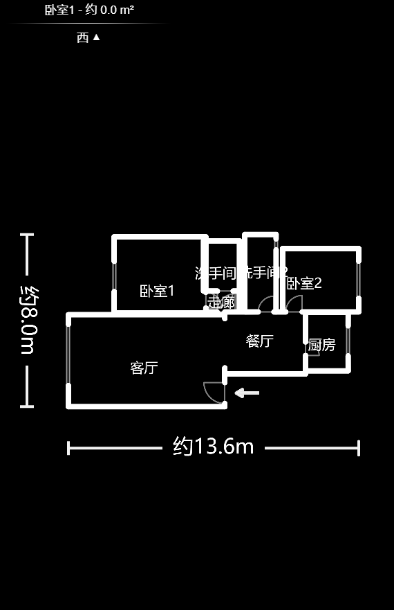 德馨园  3室2厅1卫   65.00万户型图