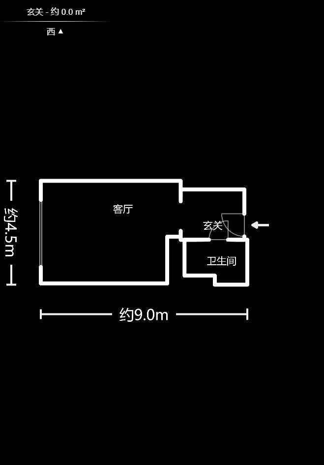 嘉汇公馆  1室1厅1卫   82.10万户型图