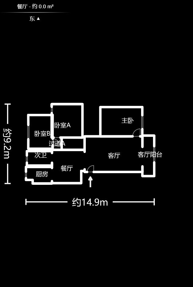 恩瑞麓山名园（龙王港小区）  3室2厅2卫   136.00万户型图