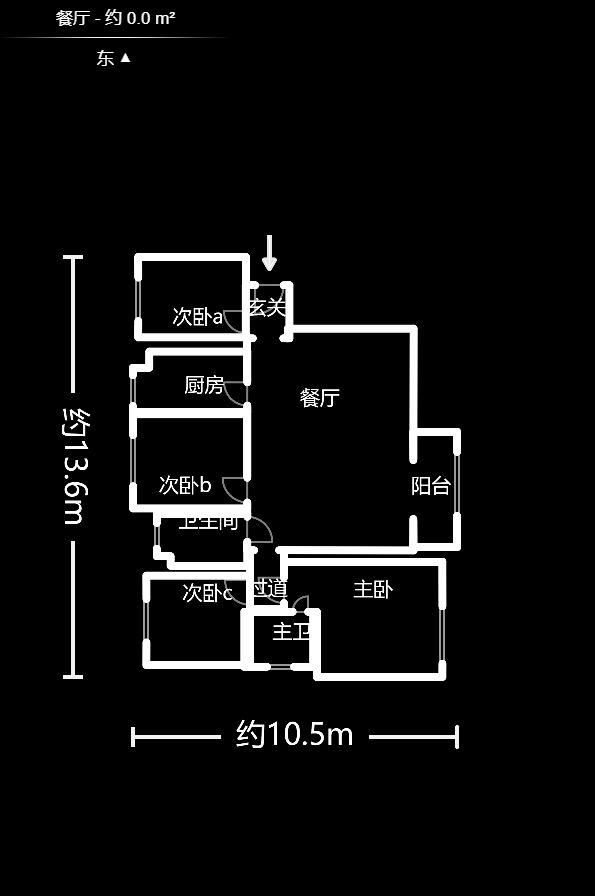润和之悦（金泽园）  4室2厅2卫   91.00万户型图