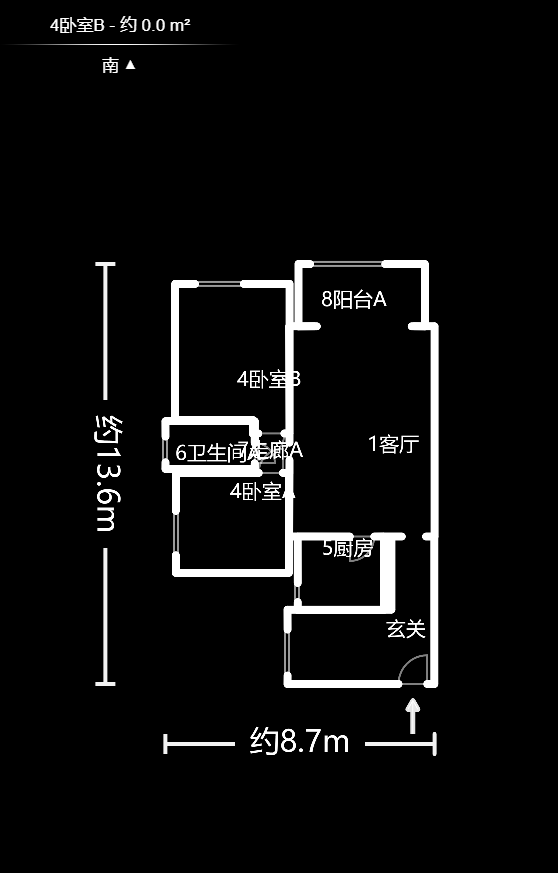才子佳苑一期/二期  3室2厅1卫    105.0万户型图