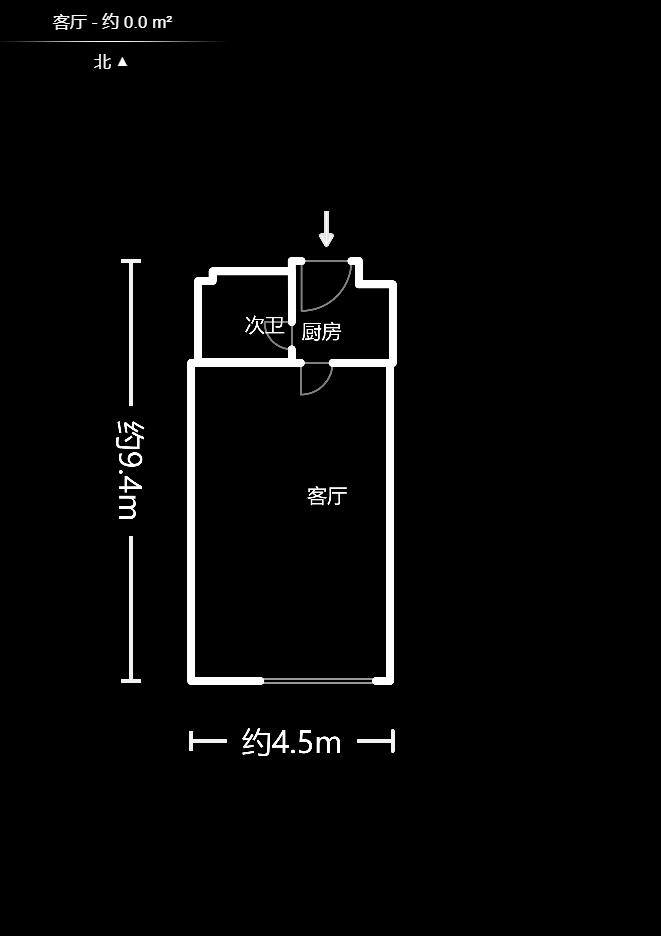 滨江一号（丰泰花园）  1室1厅1卫    62.78万户型图