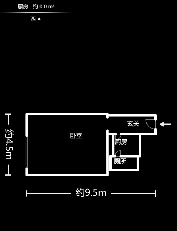 枫华府第  1室1厅1卫   26.80万户型图