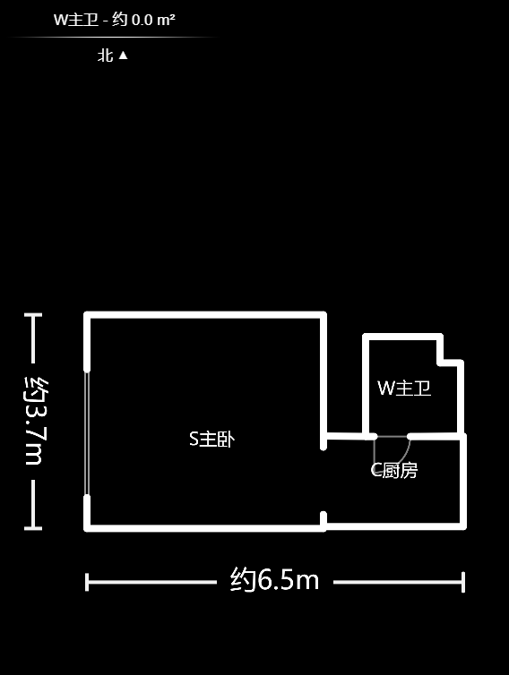 五峰国际  1室1厅1卫   39.90万户型图