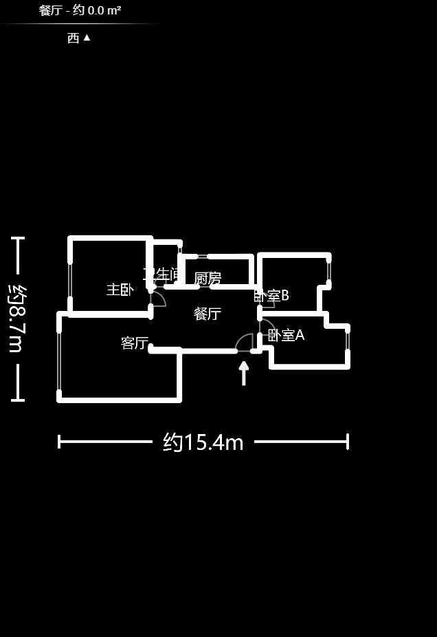 西铁馨寓（西铁领寓）  3室2厅1卫   106.00万户型图