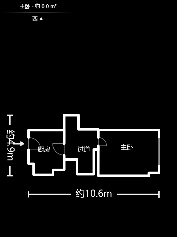 泊富公寓（泊富国际广场）  1室0厅1卫    89.6万户型图
