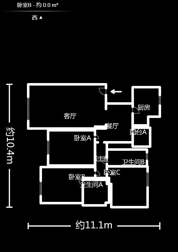 嘉盛华庭（一期、二期、三期）  3室2厅2卫   136.80万户型图