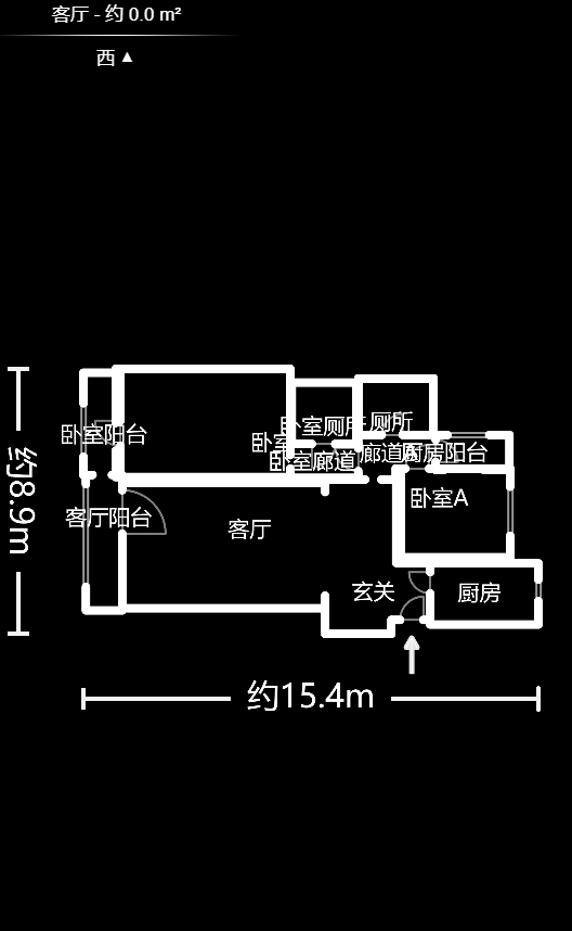阳光100二期  3室2厅1卫    116.0万户型图