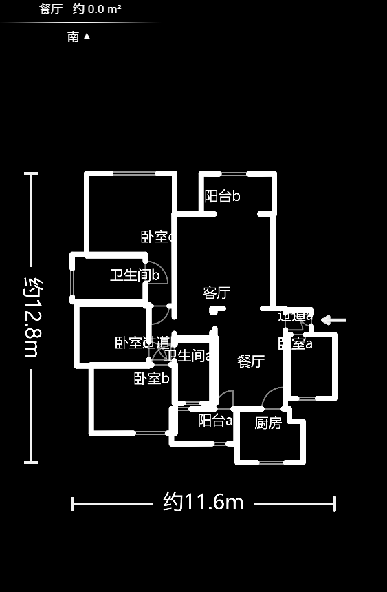 欧莱雅郡  4室2厅2卫   105.00万户型图