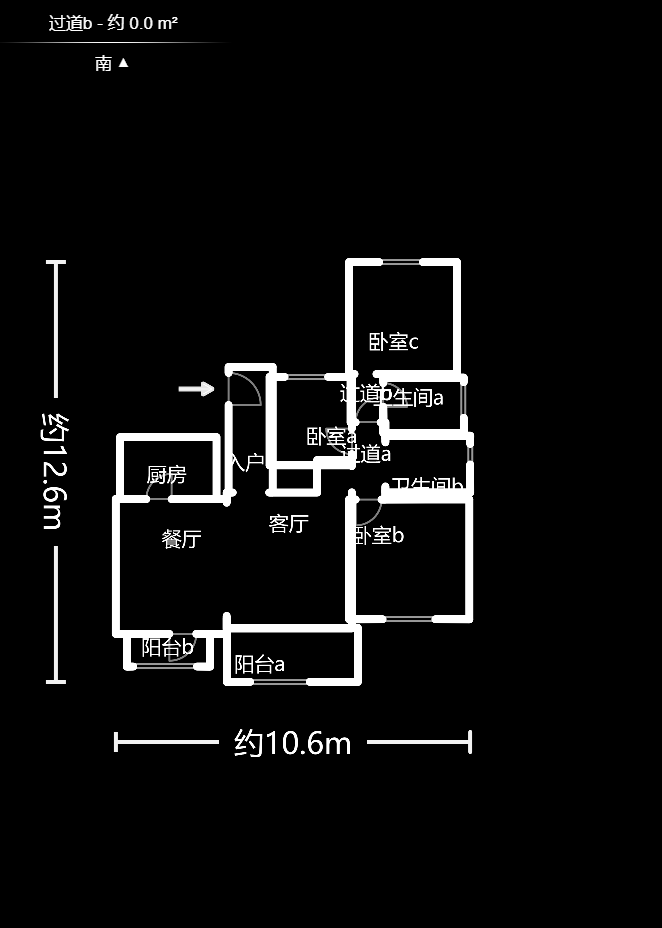 绿地新都会  3室2厅2卫   105.00万户型图