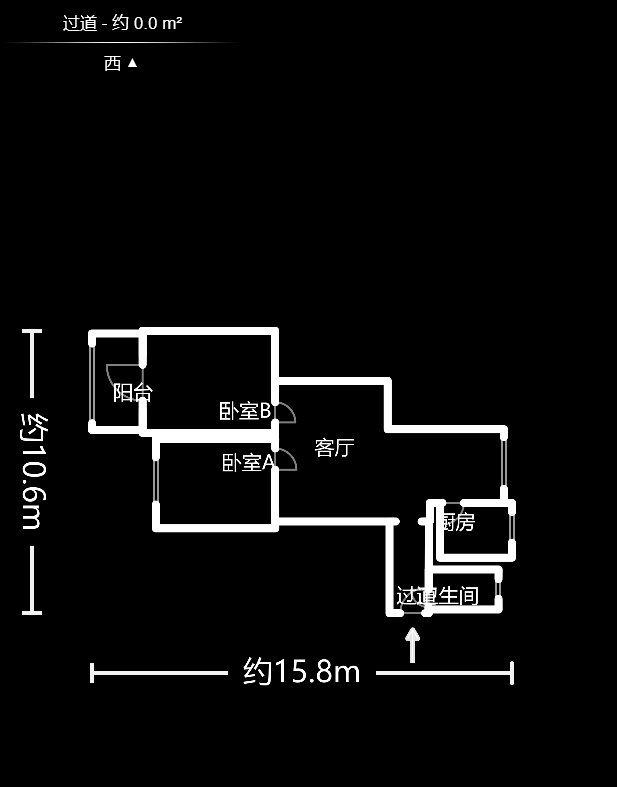 洪山家园  2室2厅1卫   79.80万户型图