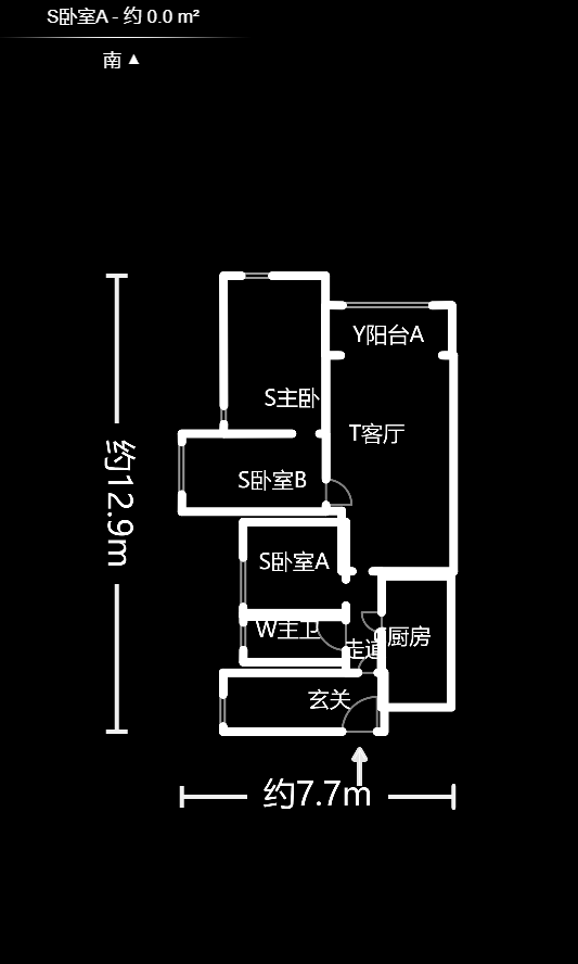 泰禹云开壹品  3室2厅2卫   102.00万户型图