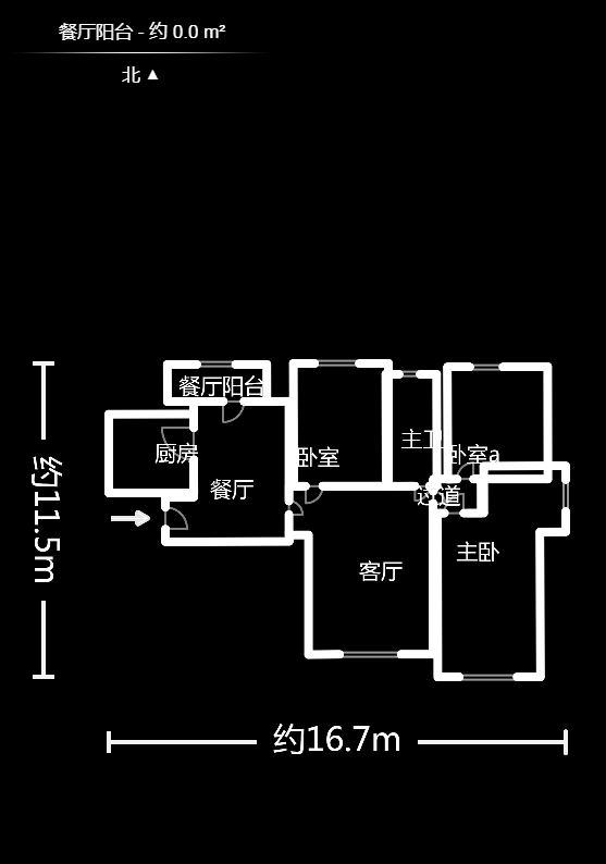 三一街區(qū)  3室2廳1衛(wèi)    101.6萬戶型圖
