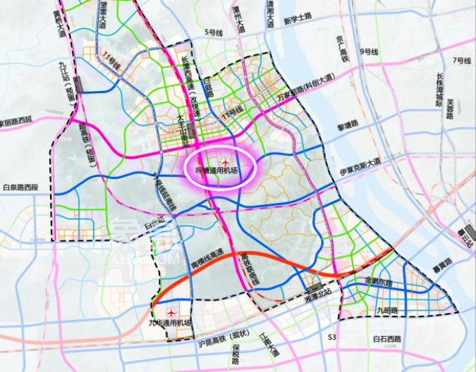 坪塘通用机场位置图片