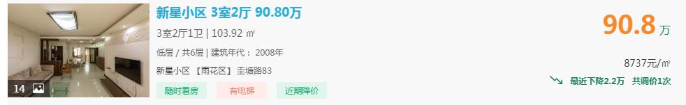 【报名季】3月9日急售盘点：五号线正地铁口的三室精装配套好高性价