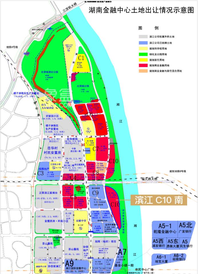 4所中小学+大量商业布局+住宅仅3块地，长沙滨江新城北规划详解！